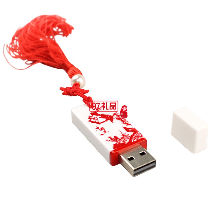 陶瓷u盤 商務(wù)u盤 中國(guó)風(fēng)u盤 可定制LOGO