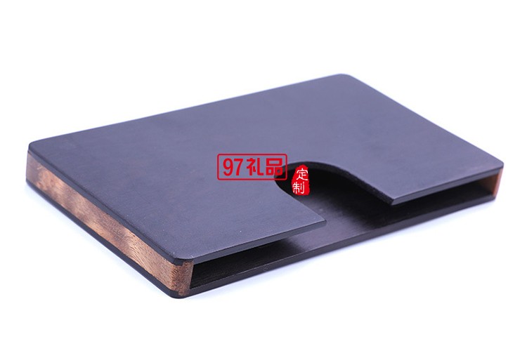 定制實(shí)用紫光檀木名片夾 商務(wù)會議活動精致禮品