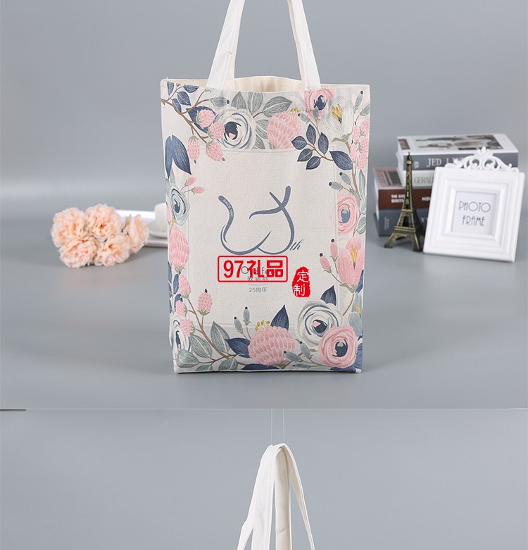 定制帆布袋 廣告禮品學生手提環(huán)保袋全棉購物帆布袋