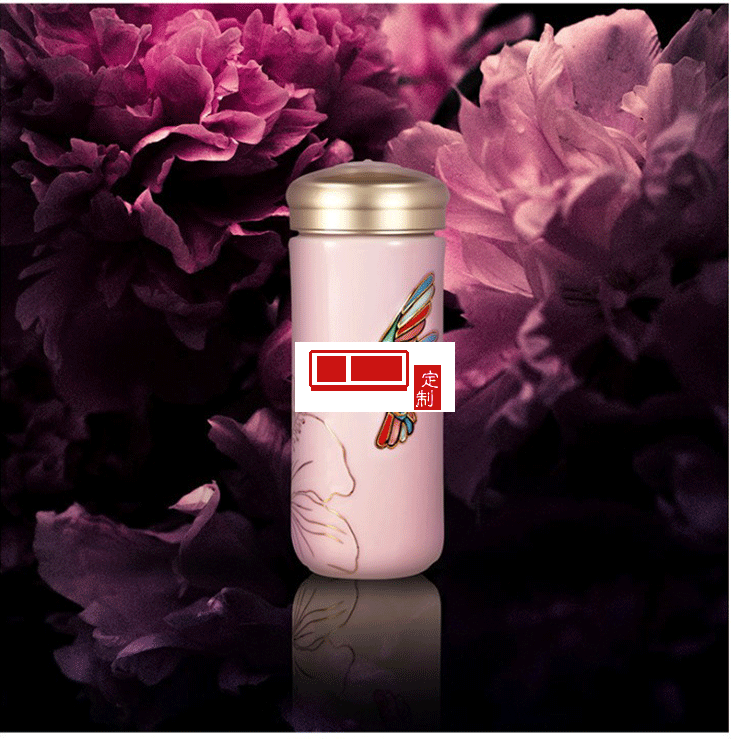 乾唐軒活瓷 吉星蜂鳥陶瓷杯隨身水杯商務創(chuàng)意禮品杯送客戶伴手禮
