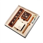 紅木香具線(xiàn)香盒文創(chuàng)盤(pán)香盒香筒木質(zhì)臥香盒高檔伴手禮
