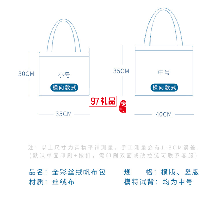 牛油果帆布包購(gòu)物袋創(chuàng)意大容量