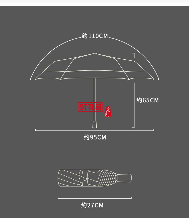 拼色創(chuàng)意手動三折傘 外貿折疊晴雨傘廣告?zhèn)鉼mbrella