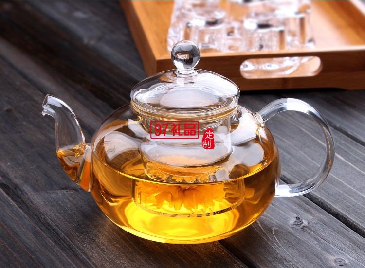 加厚耐熱玻璃茶壺功夫茶具套裝 花茶壺透明過(guò)濾內(nèi)膽玻璃茶具