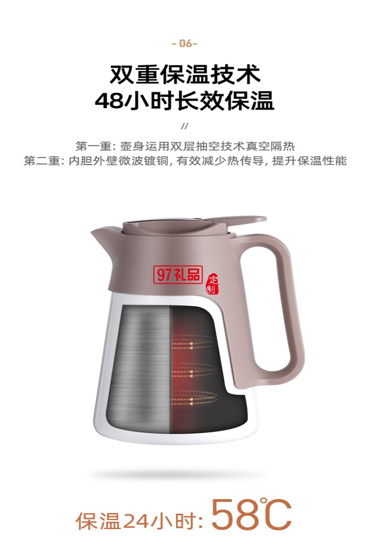 智能保溫壺316不銹鋼暖壺按壓式熱水壺開水瓶防滑簡(jiǎn)約時(shí)尚保冷咖啡壺