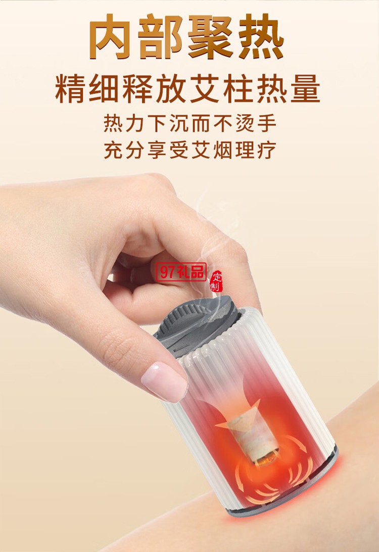 筋膜槍+溫顯水杯+測壓計(jì)+艾灸罐禮盒套裝