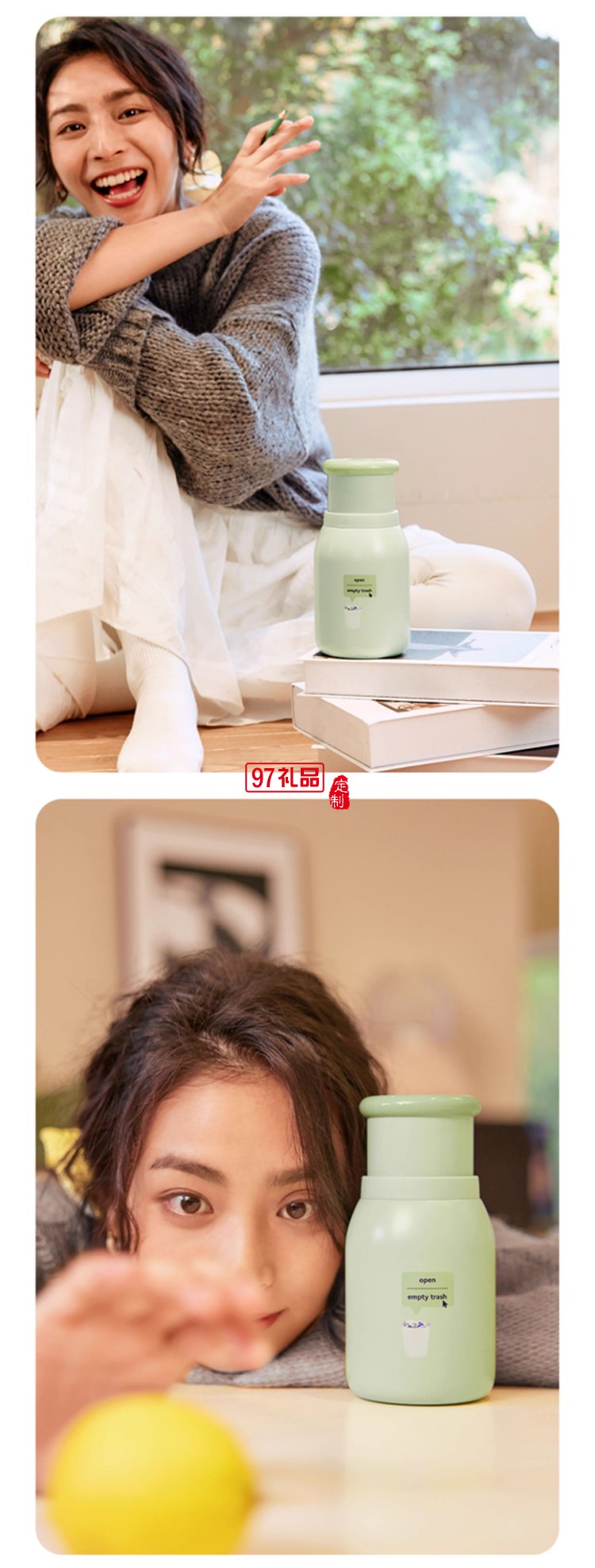 樂(lè)序rano咖啡保溫杯女生高顏值小巧便攜式隨行水杯 