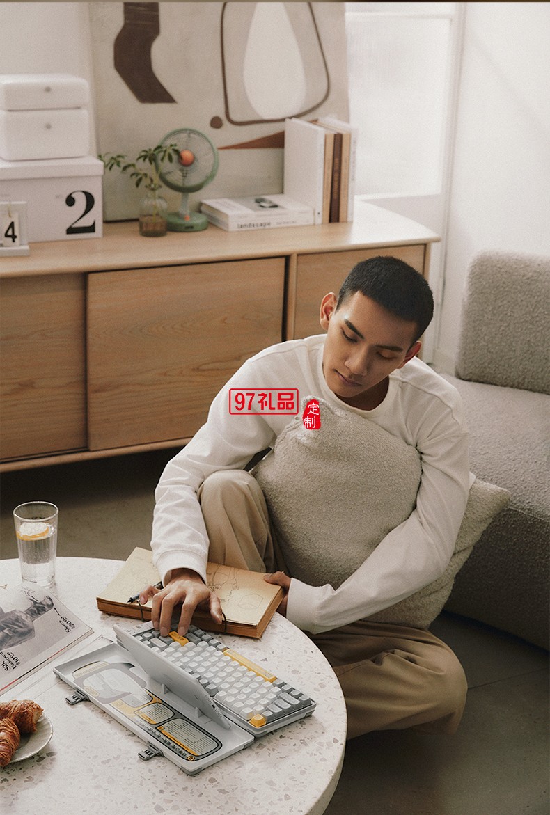 Lofree洛斐  機(jī)械電子多功能鍵盤(pán)灰色系列