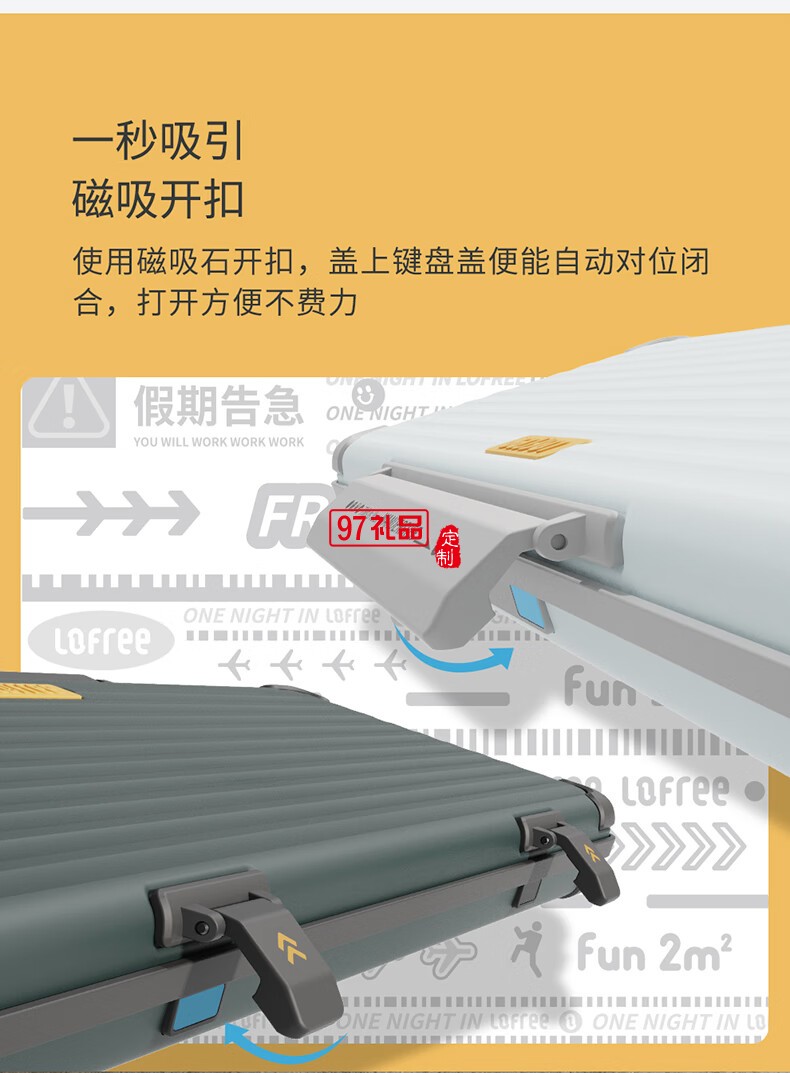 Lofree洛斐  機(jī)械電子多功能鍵盤(pán)灰色系列