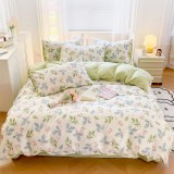 花花純棉四件套