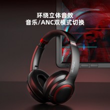 聯(lián)想thinkplus頭戴式藍牙耳機主動降噪