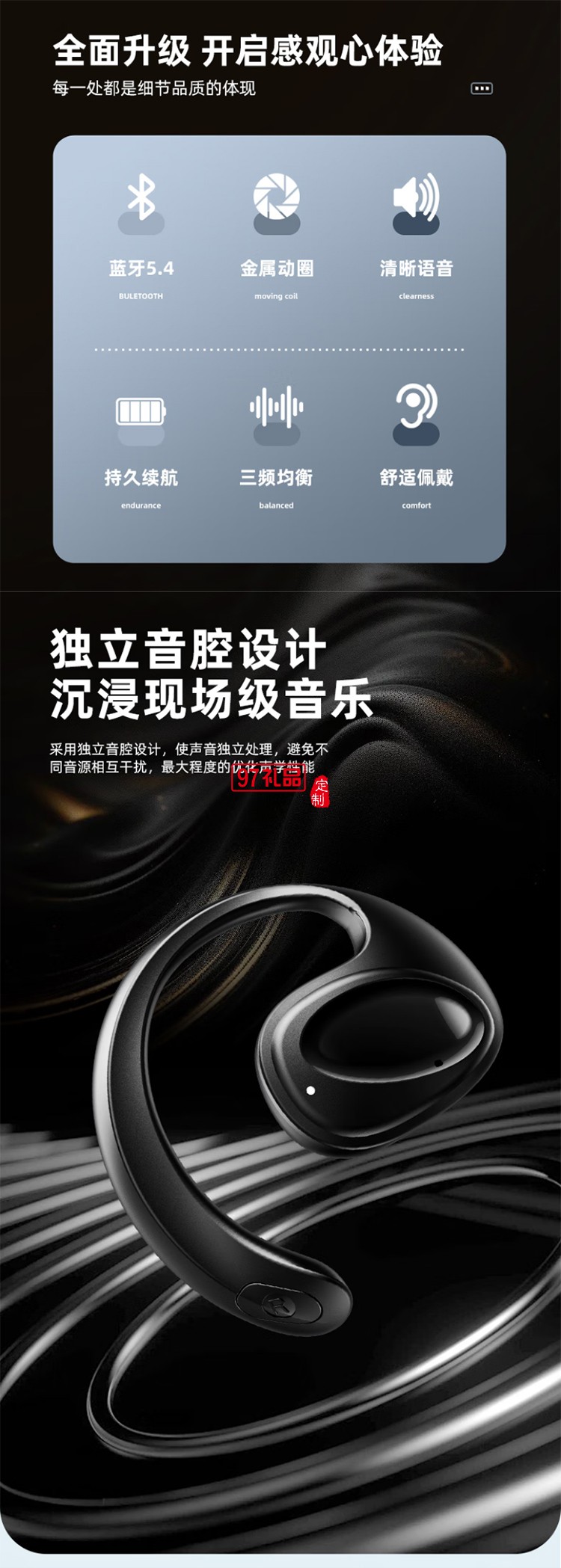 聯想thinkplus開放式藍牙耳機 X15PRO II