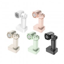 新款高速桌面小風(fēng)扇旋鈕調(diào)節(jié)4800mah充電手持風(fēng)扇fan私模