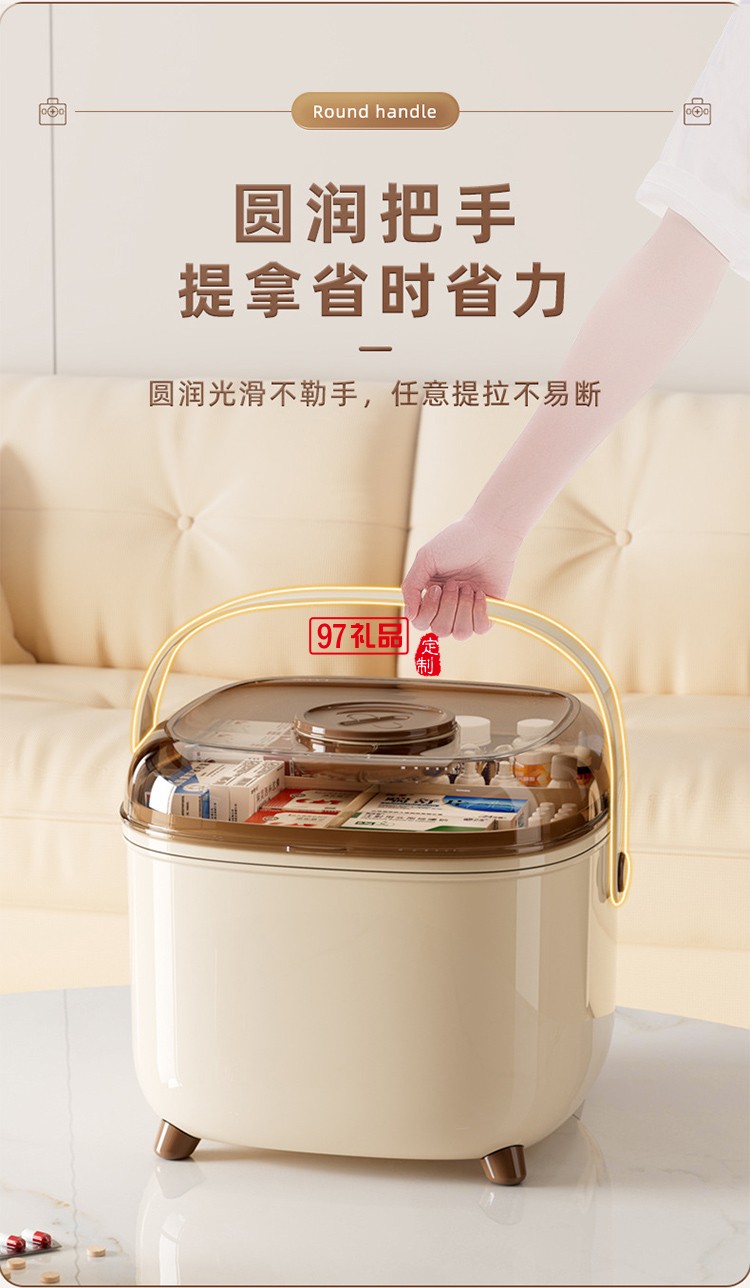 家庭小藥箱兒童藥品藥物收納盒家用醫(yī)藥箱便攜醫(yī)療急救箱迷你藥盒