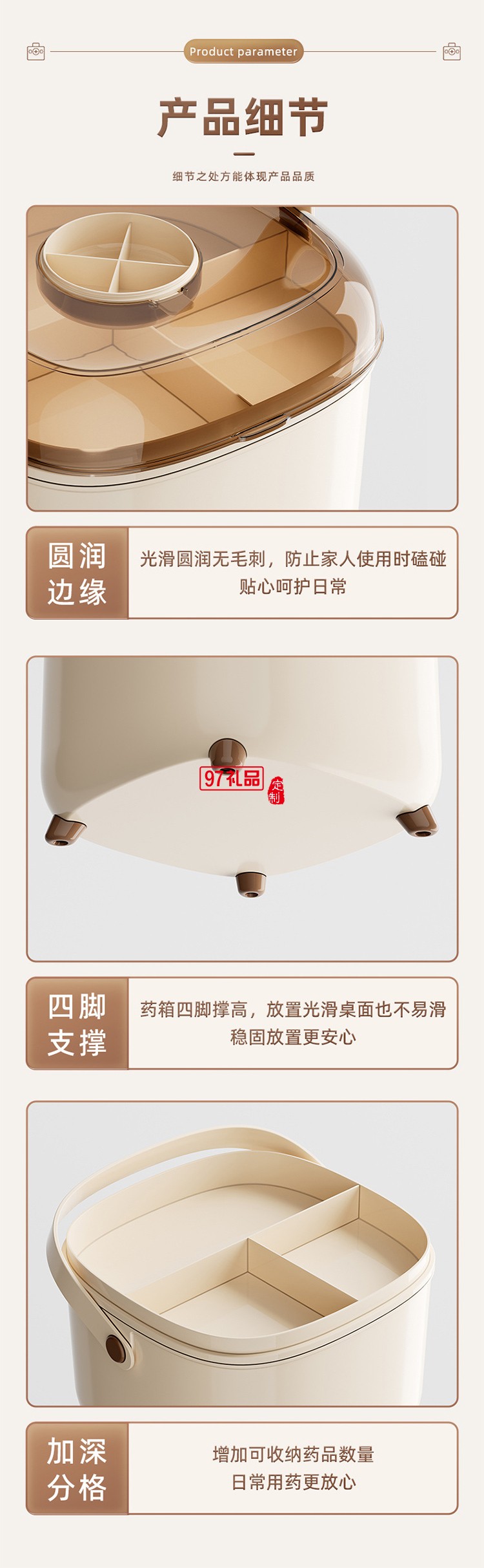 家庭小藥箱兒童藥品藥物收納盒家用醫(yī)藥箱便攜醫(yī)療急救箱迷你藥盒