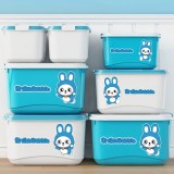 卡通兒童玩具收納箱整理箱塑料帶蓋儲物箱大容量寶寶衣物儲物盒子