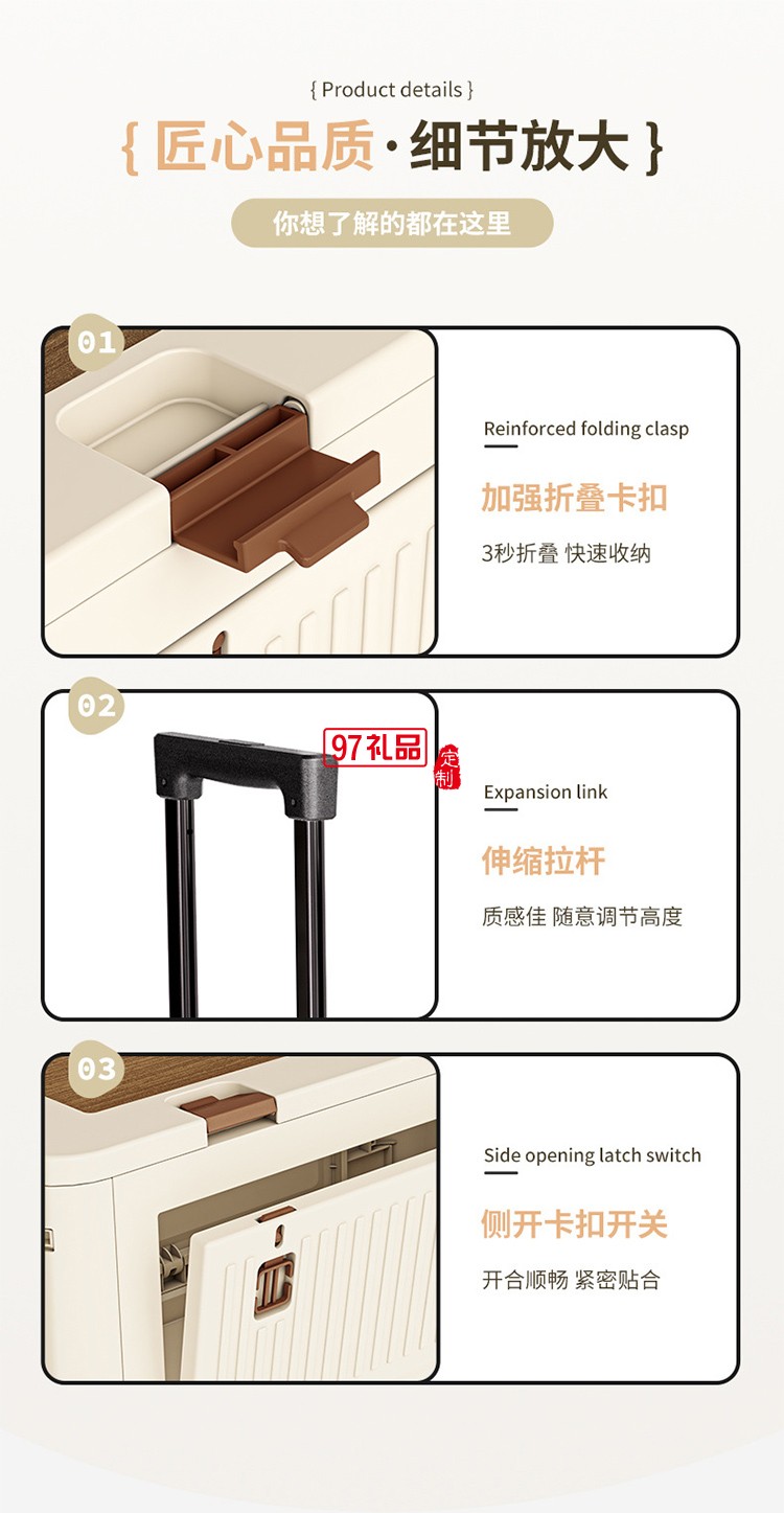 戶外折疊拉桿箱可爬樓拉桿車野餐露營推車擺攤拖車便攜買菜小拉車