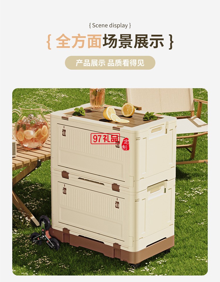 戶外折疊拉桿箱可爬樓拉桿車野餐露營推車擺攤拖車便攜買菜小拉車