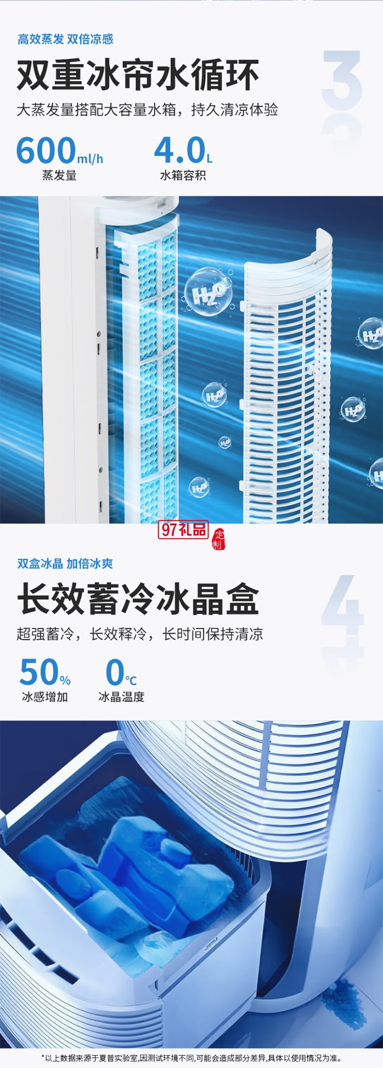 夏普空調(diào)扇制冷風扇家用電風扇水冷塔扇無葉扇除菌加濕大冰晶小空調(diào)扇冷風機