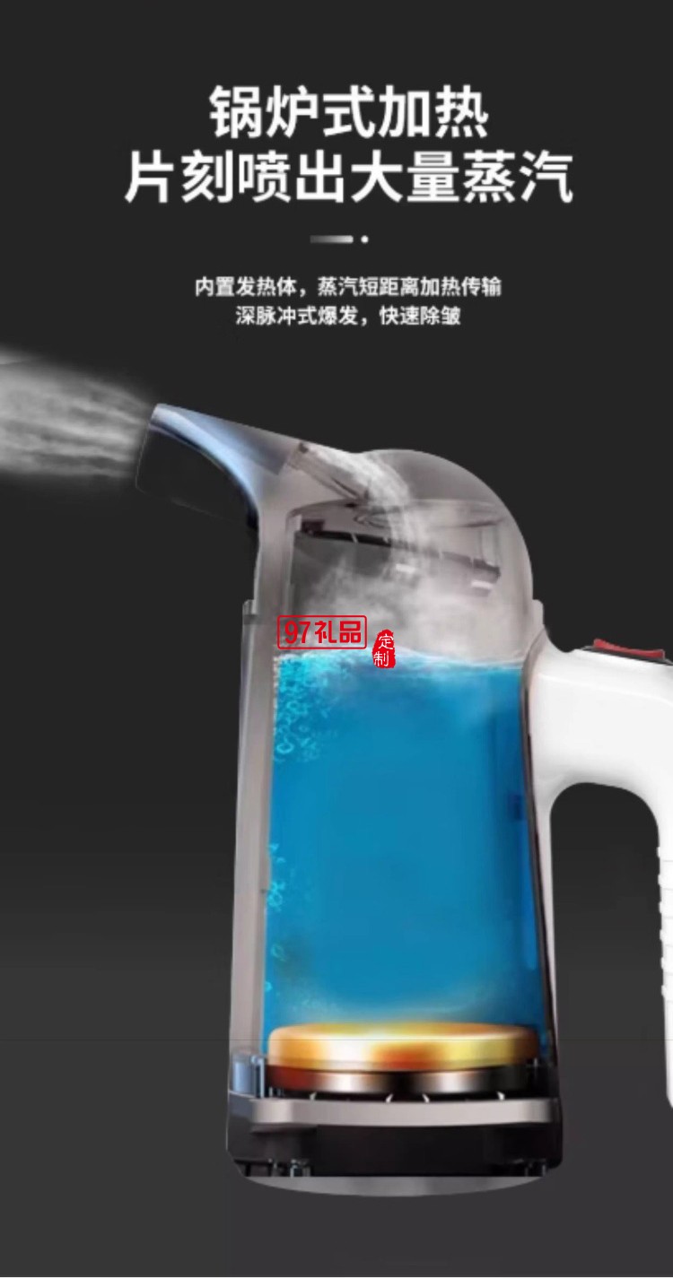 掛燙機(jī)蒸汽熨衣鍋爐式加熱大蒸汽納米面板五孔蒸汽 白色