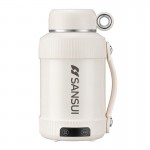 山水便攜真空電熱水杯（316不銹鋼內膽）