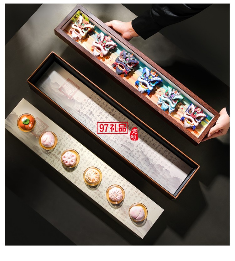 金華火腿中秋月餅禮盒中秋送禮企業(yè)團購 獅來運轉(zhuǎn)禮盒