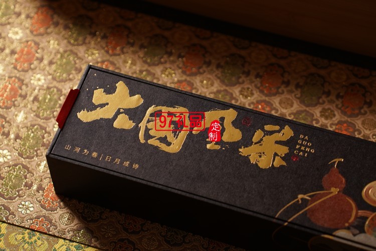 大國風采中秋新款月餅禮盒包裝高檔手提禮品盒創(chuàng)意套裝