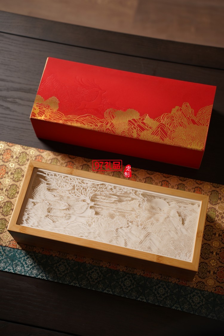 鹿鳴芳華新款月餅禮盒創(chuàng)意中秋節(jié)禮品盒高端國風月餅定制