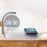 蘇浦瑞茲時(shí)鐘顯示+三組鬧鐘設(shè)置15W無(wú)線快充小夜燈